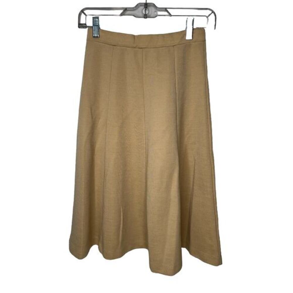 Vintage Beeline Fashions Tan Skirt Made In USA Women’s Size 10